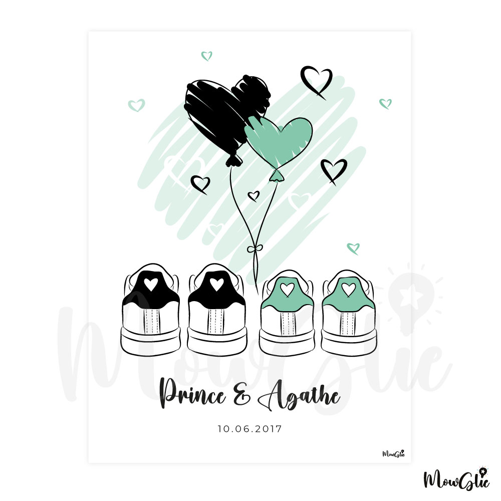 Affiche Love Sneakers – Image 2