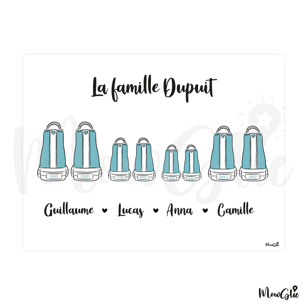 Affiche Sneakers Family – Image 2