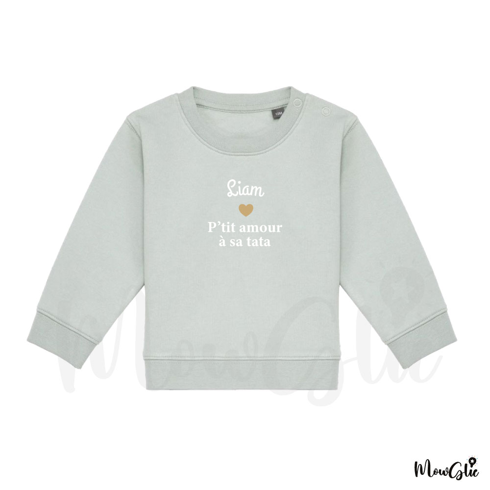 Sweat Bébé Coeur d'Amour