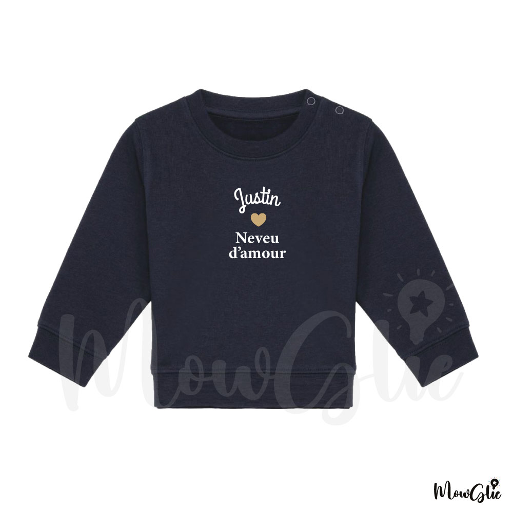 Sweat Bébé Coeur d'Amour – Image 5