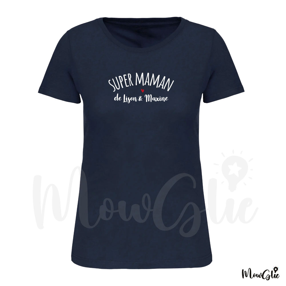 Tee-shirt femme Super Maman – Image 2