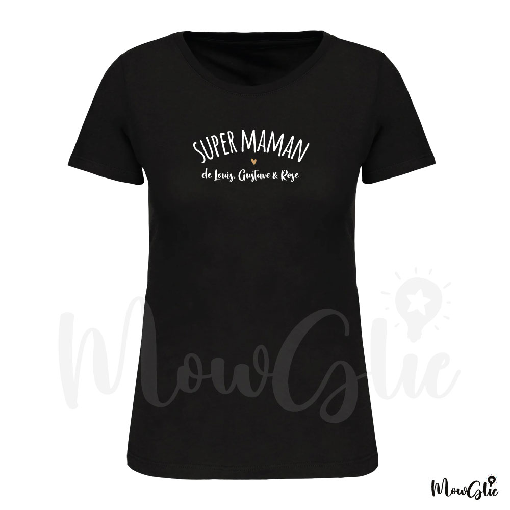 Tee-shirt femme Super Maman – Image 3