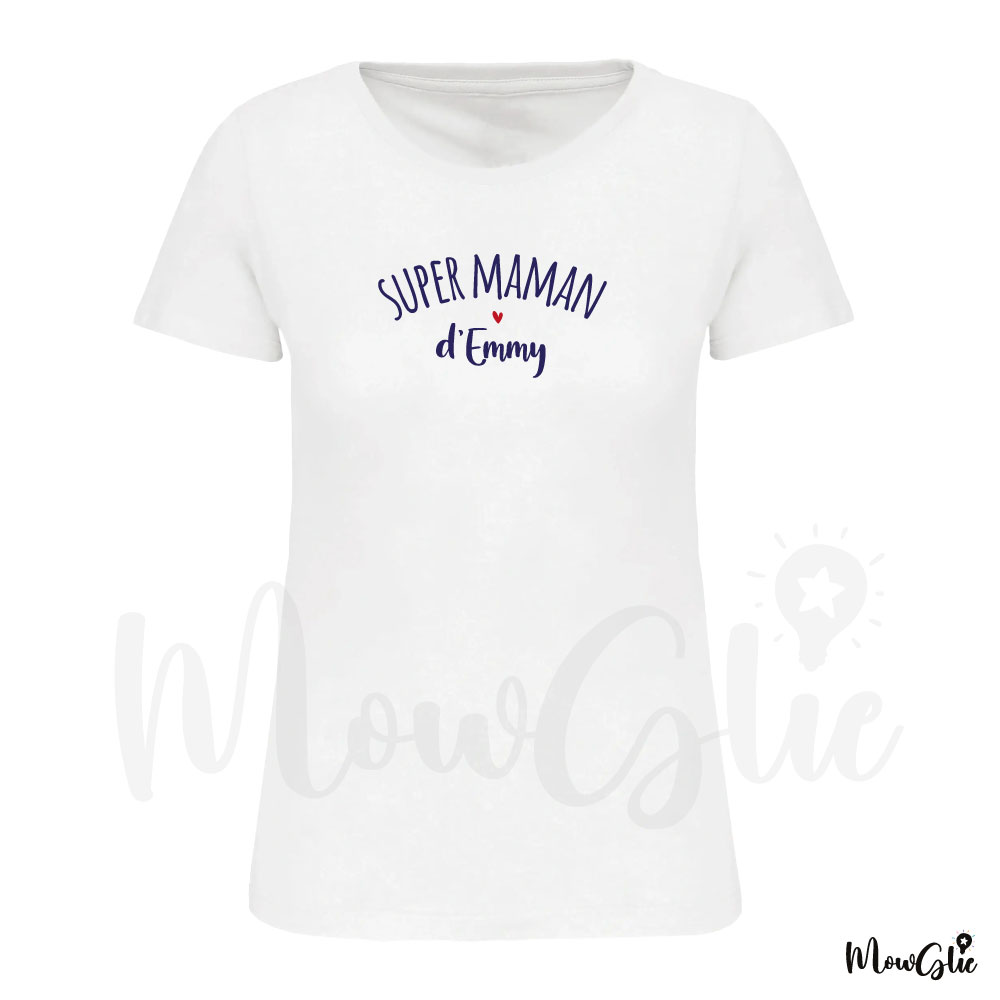 Tee-shirt femme Super Maman – Image 4