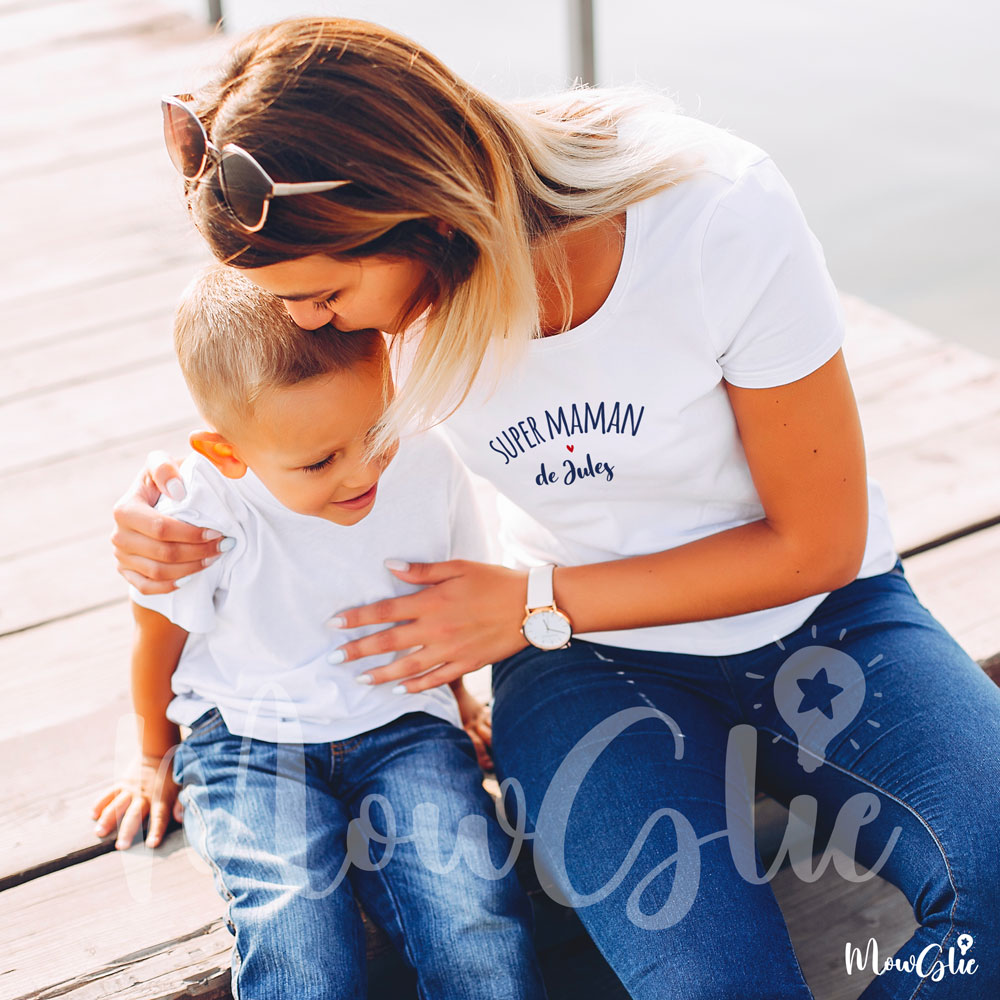 Tee-shirt femme Super Maman – Image 5