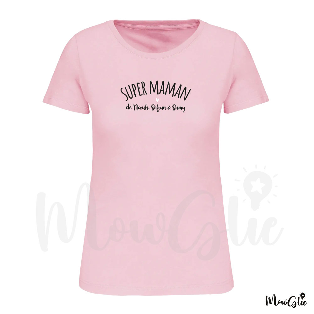 Tee-shirt femme Super Maman – Image 7