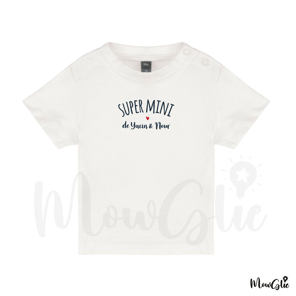Tee-shirt bébé Super Mini – Image 3