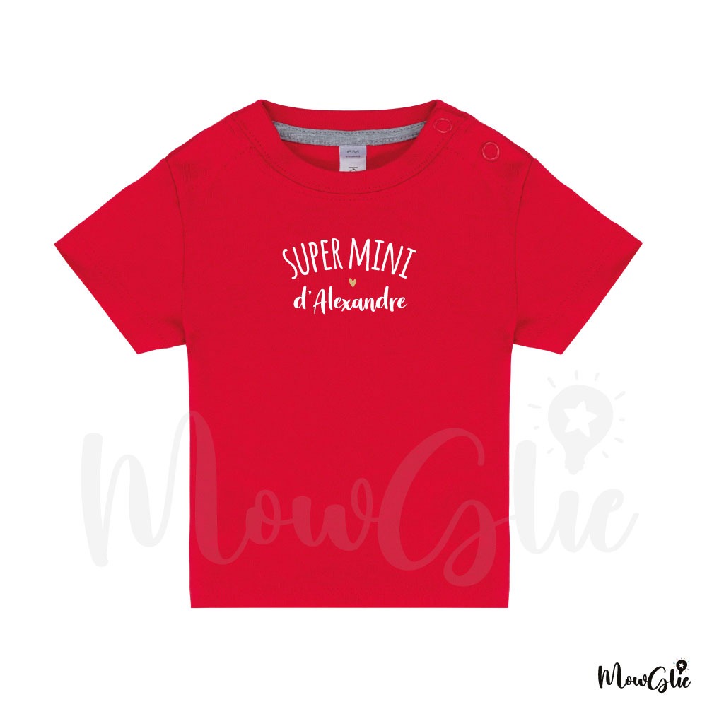 Tee-shirt bébé Super Mini – Image 5