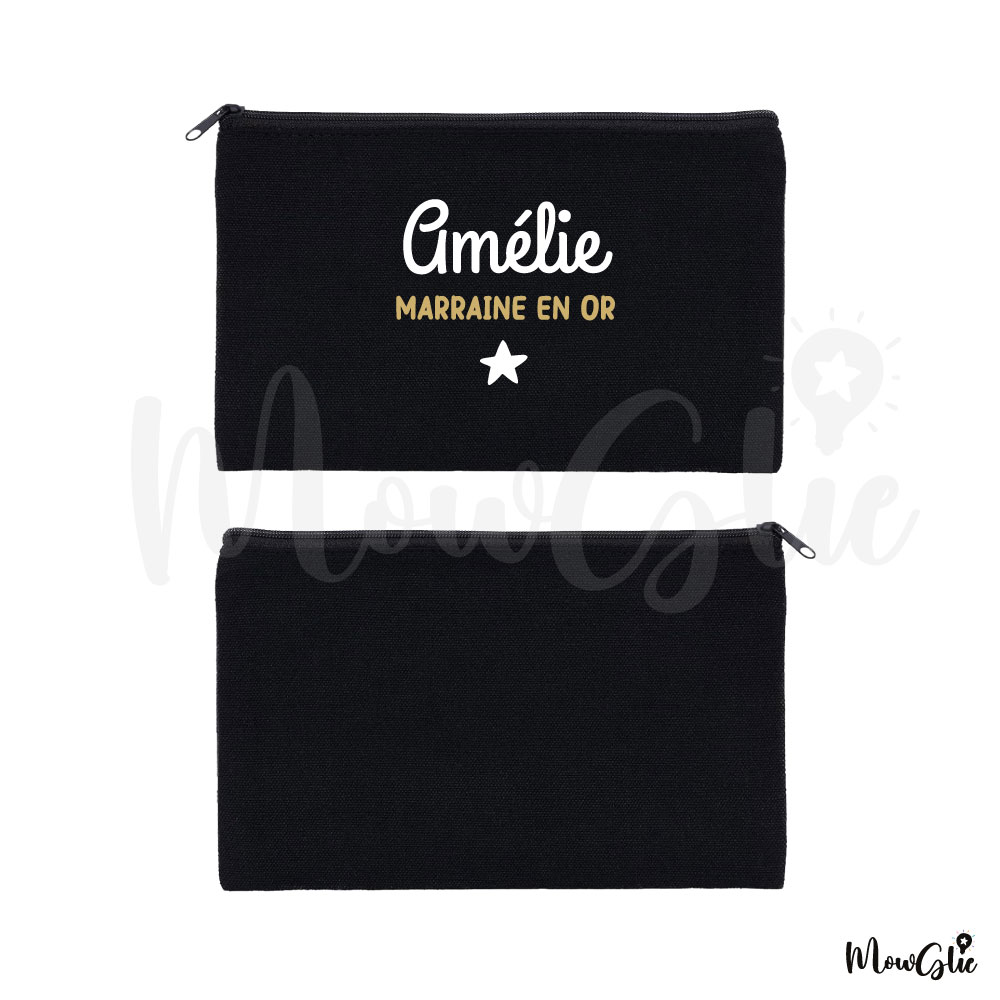 Trousse fourre-tout Amour en Or – Image 3