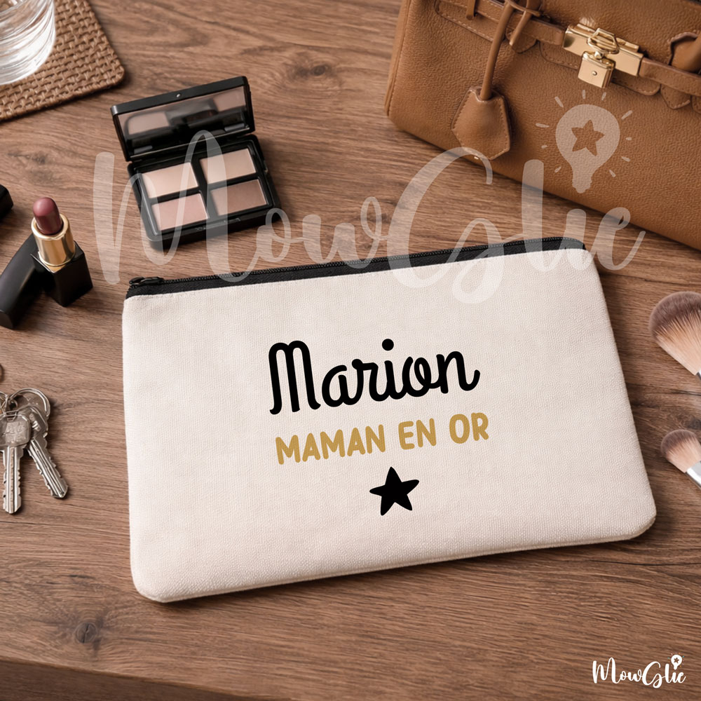 Trousse fourre-tout Amour en Or – Image 5