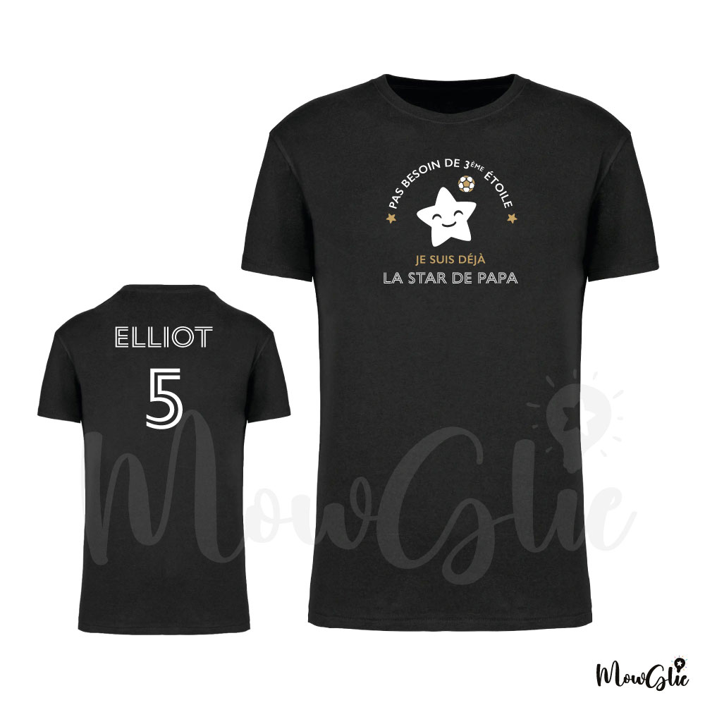 Tee-shirt 3ème étoile enfant – Image 4