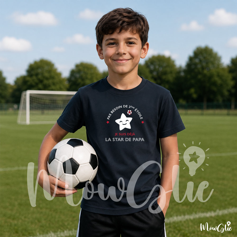 Tee-shirt 3ème étoile enfant – Image 7
