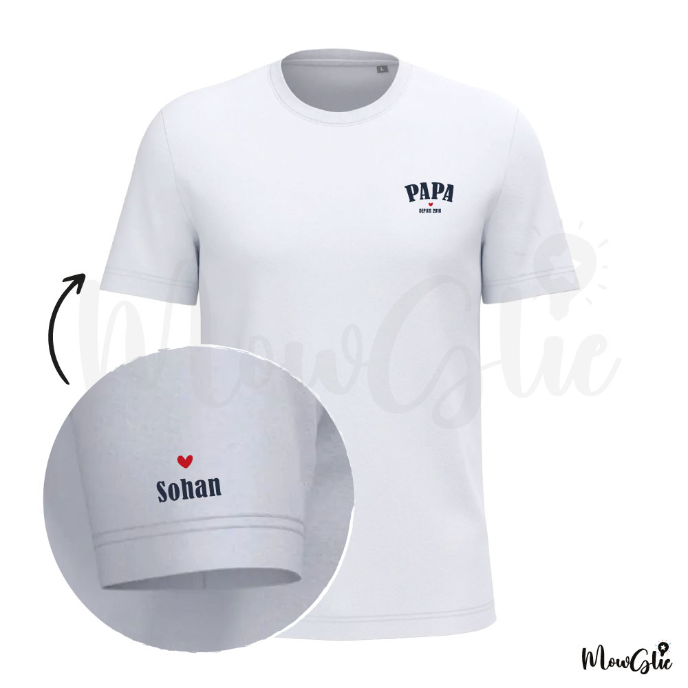 Tee-shirt Papa d'Amour – Image 2
