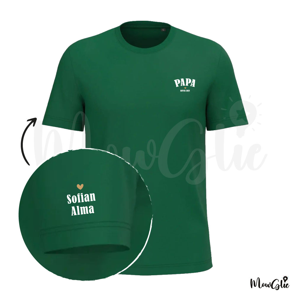 Tee-shirt Papa d'Amour – Image 4