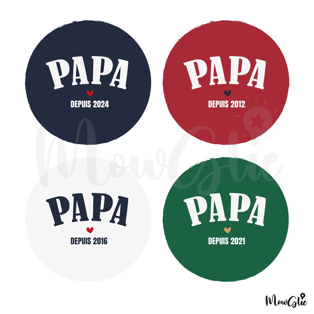 Tee-shirt Papa d'Amour – Image 5