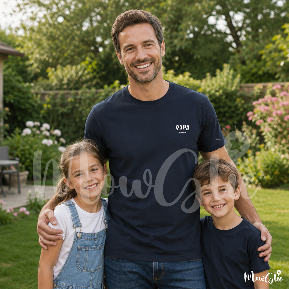 Tee-shirt Papa d'Amour – Image 6